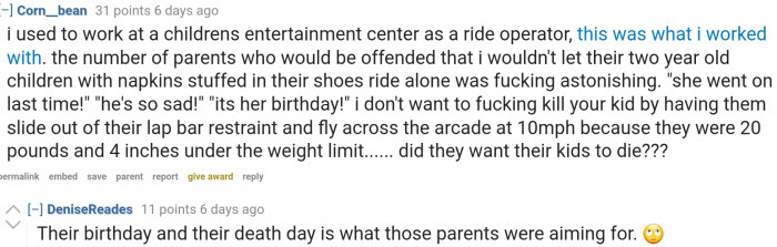 Some parents are just ignorant.