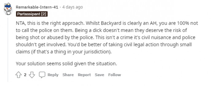 "This isn't a crime."