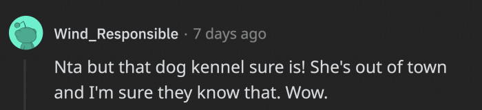 They must have been notified beforehand that the aunt was away