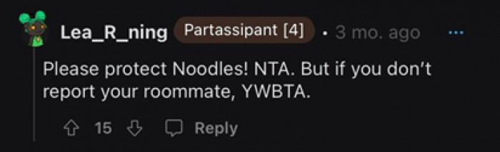 Noodles, ftw!