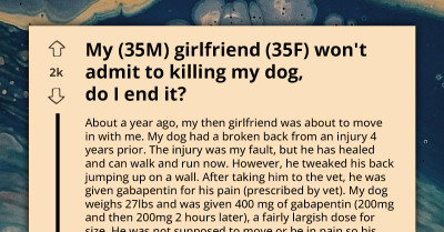 Man Debates Dumping Girlfriend Who Refuses To Admit She Killed His Dog In Tragic Misstep, Seeks Advice Online