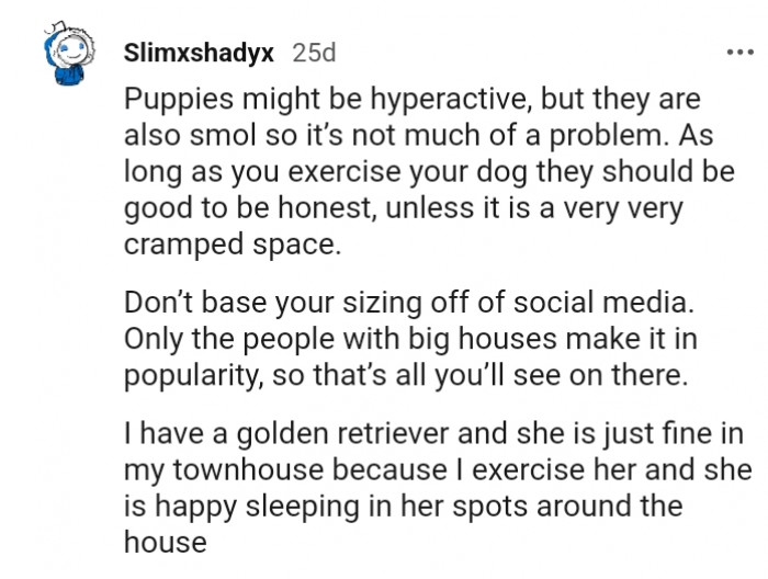 Don't base your sizing off social media