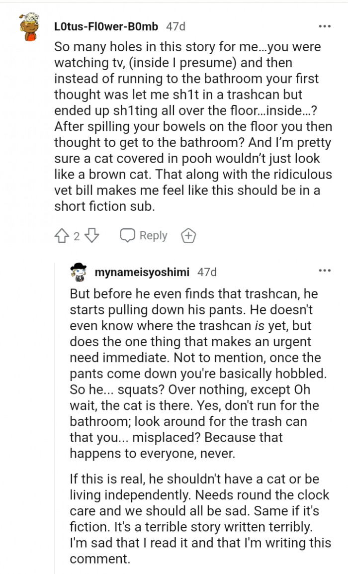 9. This should be in a short fiction sub