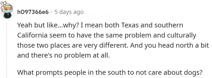 What is it about the south?