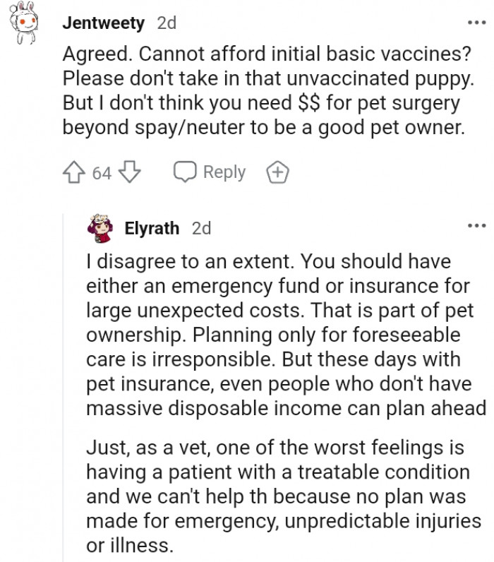 14. Planning only for foreseeable future care is irresponsible