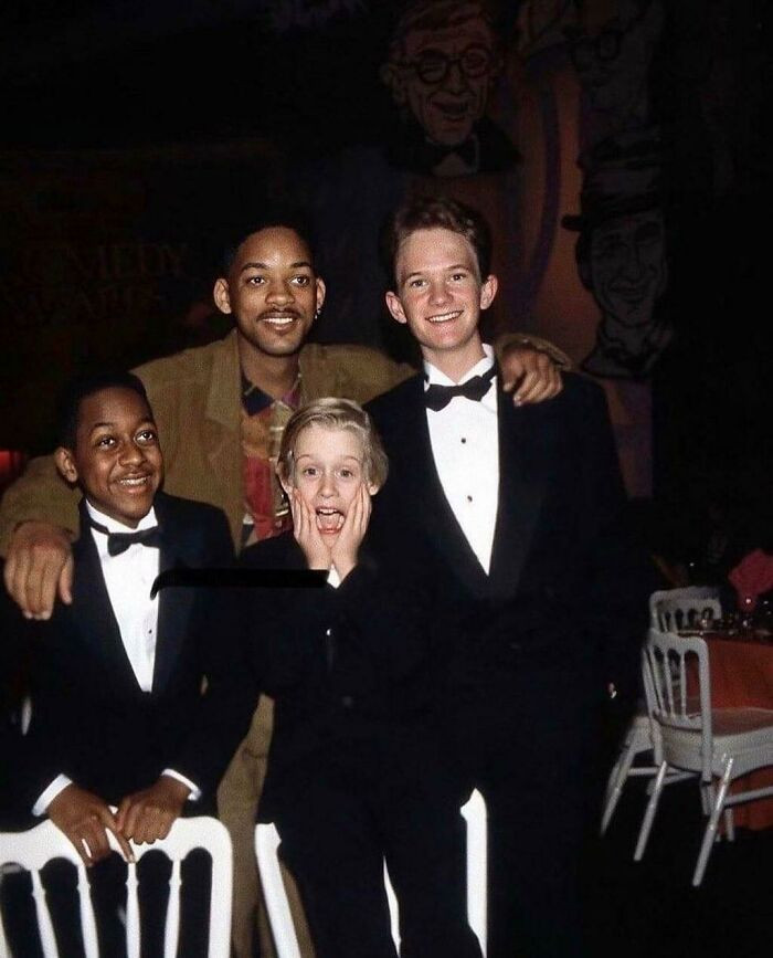 39. Jaleel White, Will Smith, Neil Patrick Harris, and Macaulay Culkin in 1991
