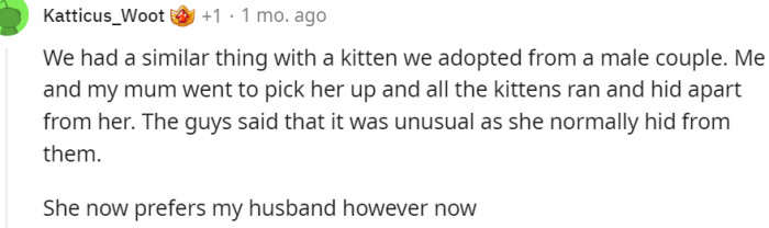 19. Someone shares a similar story to the OP's.