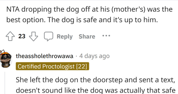 These two Redditors don't seem to agree