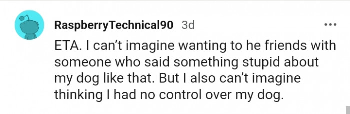 Imagine wanting to be friends with this kind of person