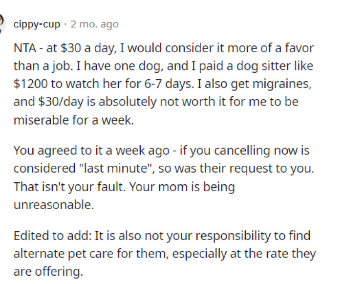 This is also true because we feel as if it's a favor as well, given the pricing.