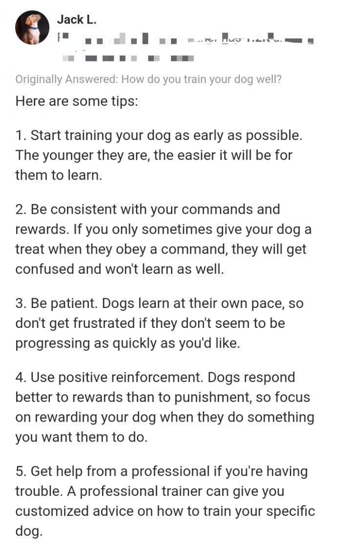 11. Start training as early as possible