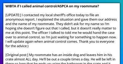 Woman Ponders About Reporting Her Roommate Who Owns A Dog But Is Negligent Toward Its Needs