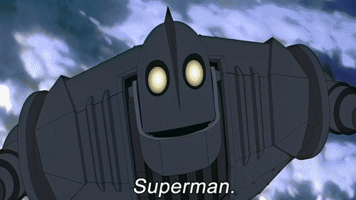 1. The ending of The Iron Giant: