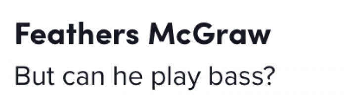 Can the dog play bass?