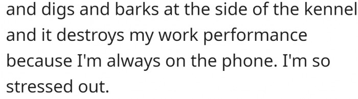 OP is so stressed out