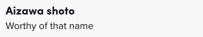 He's worthy of his name