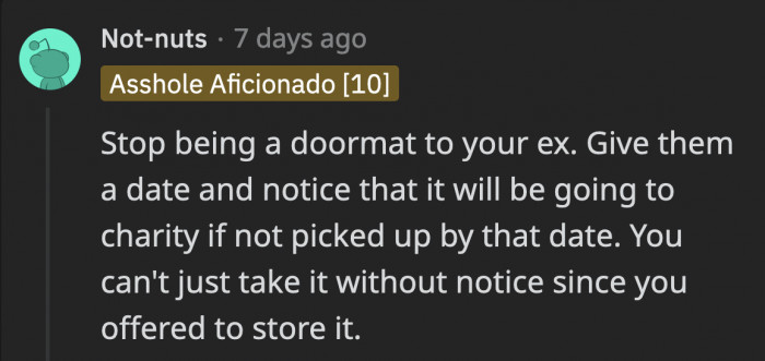 OP could do what she’s thinking but it would be better if she gave a notice first