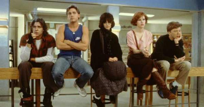 4. The Breakfast Club movie with the song 'Don't You (Forget About Me)'