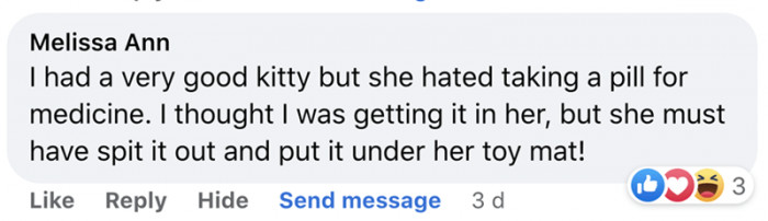 10. The mat needs medicine too!