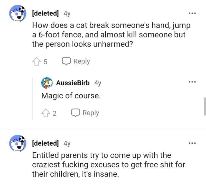 Entitled parents and their excuses