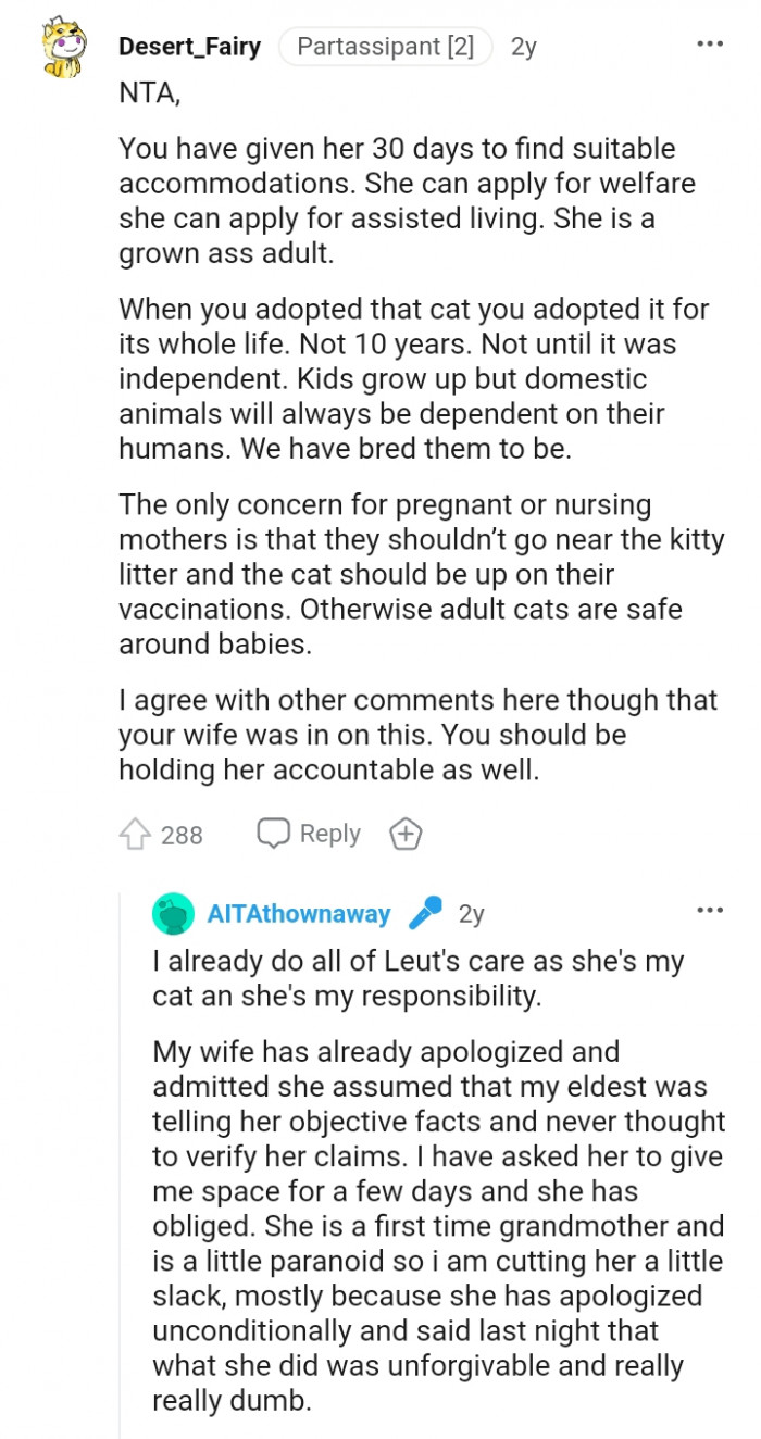 Kids grow up but domestic animals are dependent