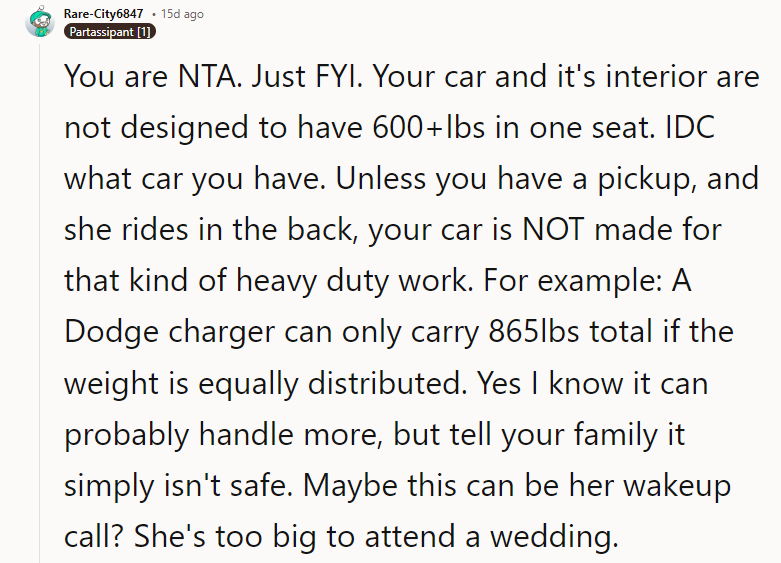 Yes I know it can probably handle more, but tell your family it simply isn't safe.