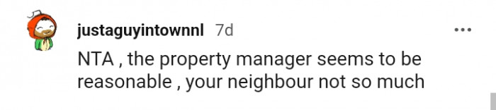 The Property Manager Seems to Be Reasonable