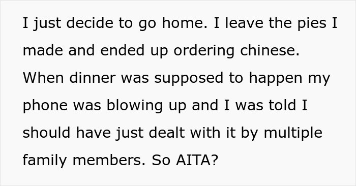 Chinese food saves the day!