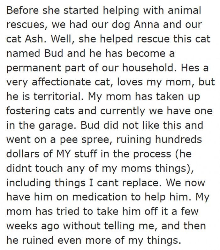 They already have multiple pets at home.