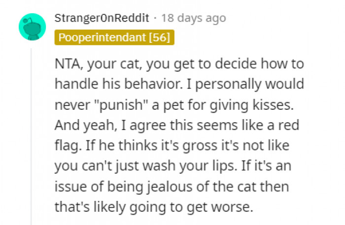 Redditors found it hard to figure out what the issue is exactly with the lip kisses.