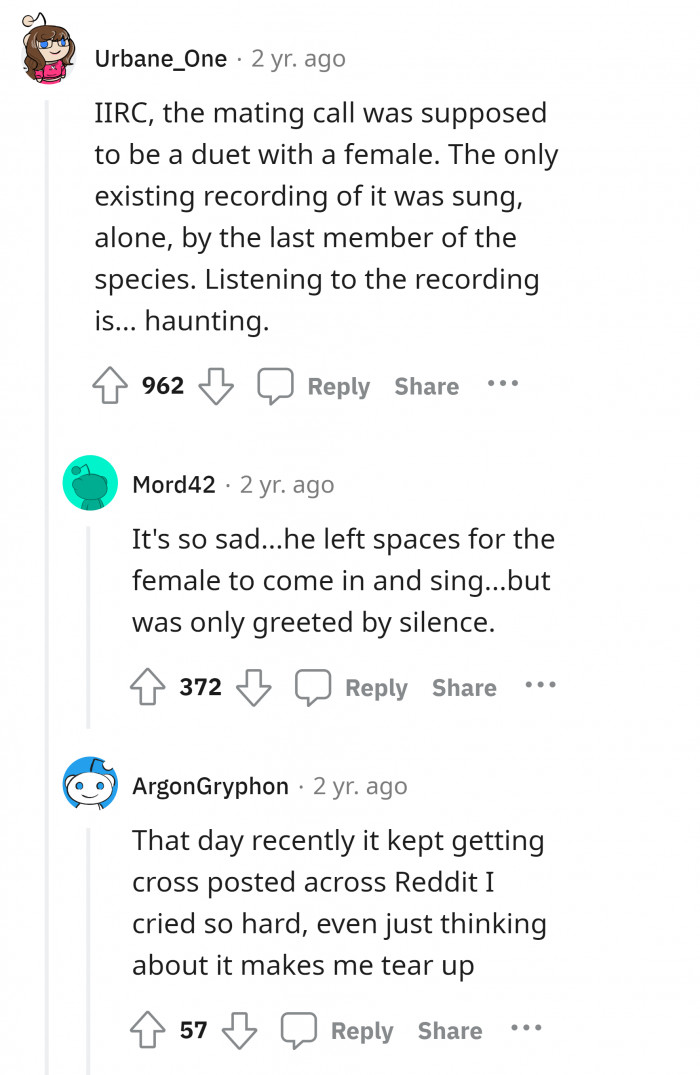 5. The feeling of emptiness is unbearable.