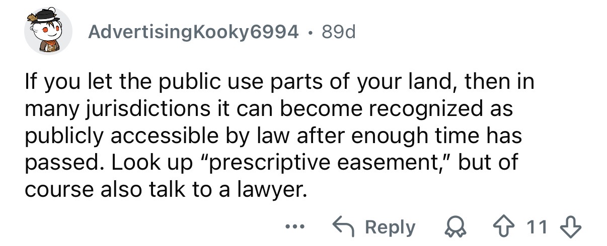 “Talk to a lawyer.”