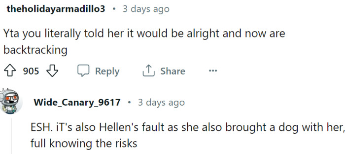 OP said she was okay, but she couldn't speak for the landlord.