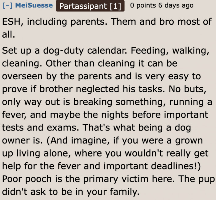 A redditor believes that both sides are wrong.