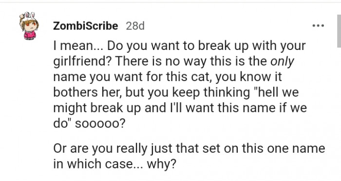 Do you want to break up with your girlfriend?