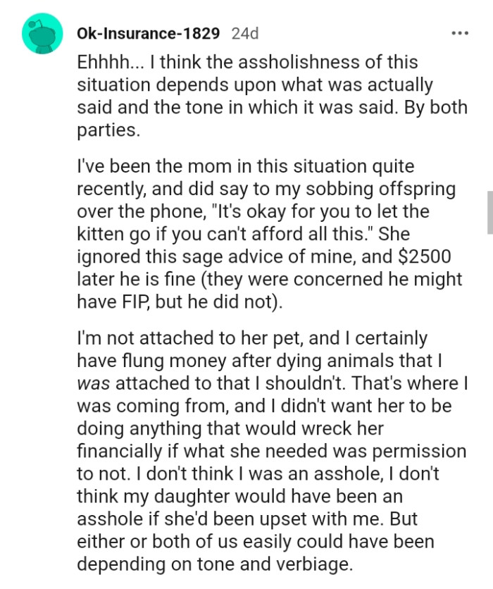 It all depends on what was actually said and the tone in which it was said