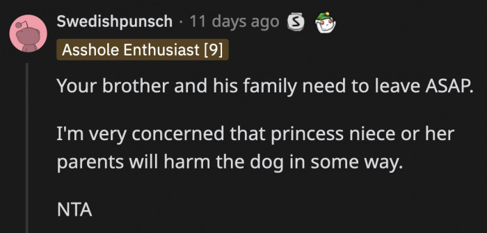 The sooner they are out of the house, the better it will be for OP's own family.