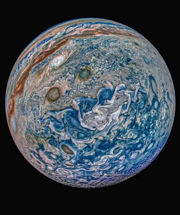 17. NASA captured Jupiter in stunning detail, revealing its most precise images to date