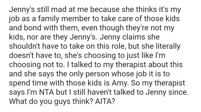 They are not the OP's kids nor are they Jenny's