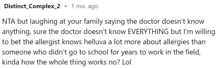 Who needs doctors, right?