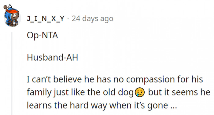 10. It's not even certain he's truly learned his lesson