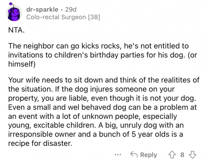 A "recipe for disaster."