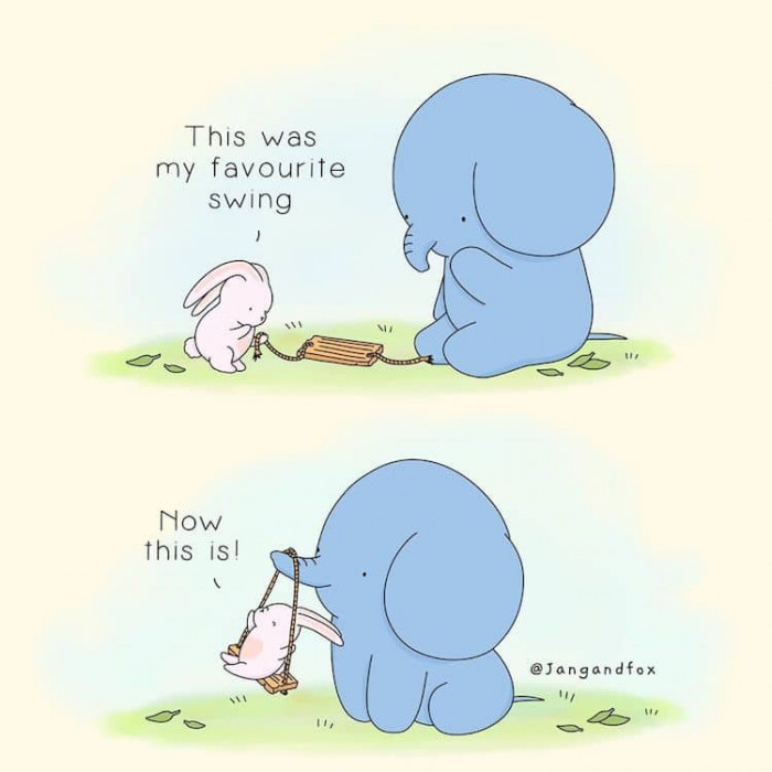 1. It still is your favorite swing because I'm here to be your swing friend