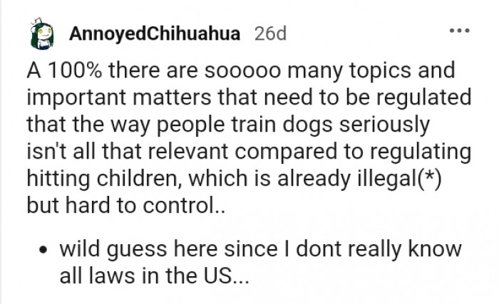 There are so many things that need to be regulated