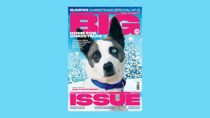Chris Packham praised Bella for drawing crowds and helping Big Issue vendors connect with customers.