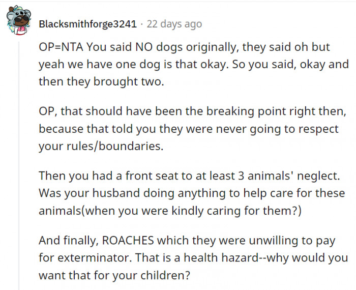 10. Right from the start, they took advantage of OP's kindness