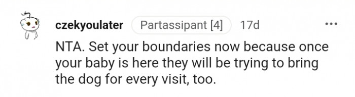 You need to set your boundaries now