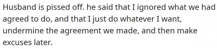 But physiological needs are not something one can ignore, or so the woman thought.