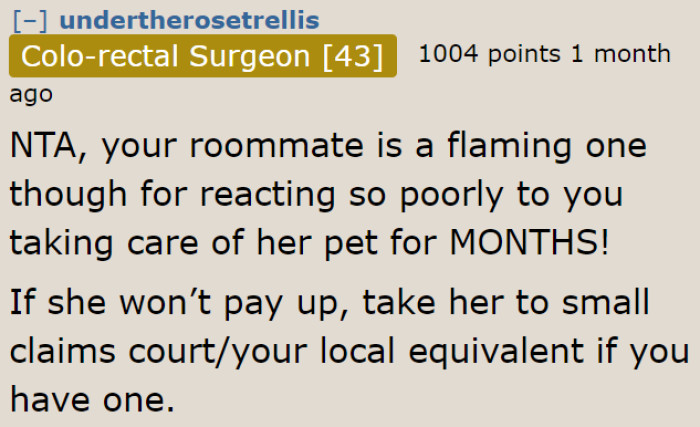 We all know who the real a-hole is here.