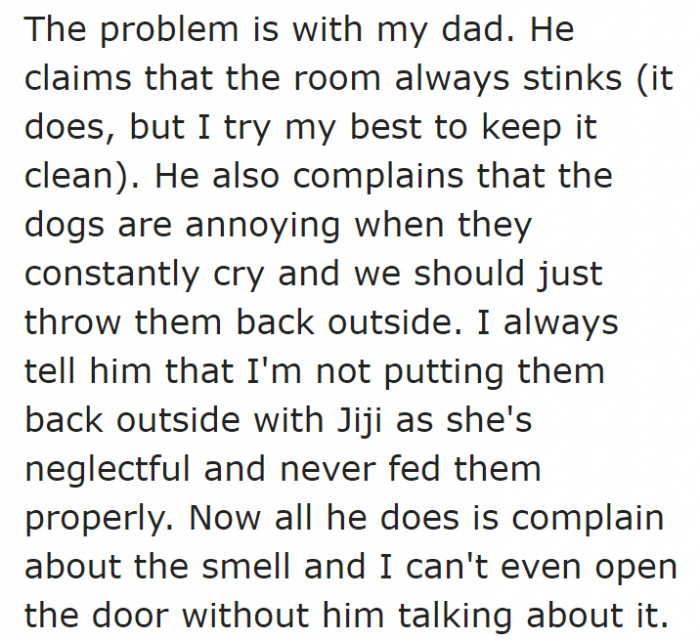 This dad isn't being helpful.